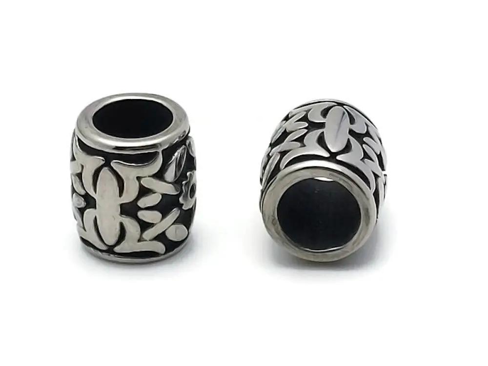 Perle décorative inox - 11 x 10 mm Les Précieuses Perles