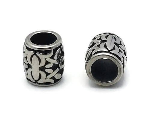 Perle décorative inox - 11 x 10 mm Les Précieuses Perles