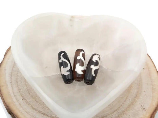 Agate - DZI Tibétaine RUYI Les Précieuses Perles