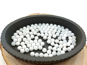 Jade de Malaisie blanc - 6 mm - 60 Perles