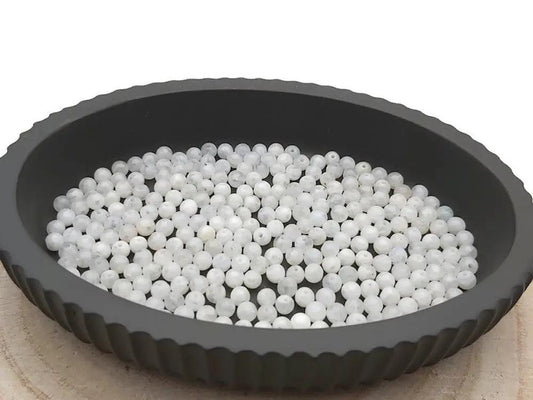 Pierre de lune - 4 mm - 40/80 Perles Les Précieuses Perles