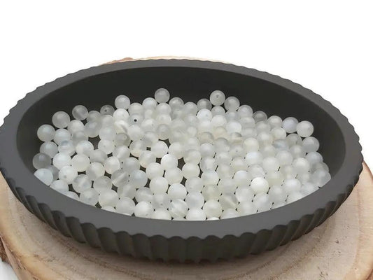 Pierre de lune Grade A - 6 mm - 30/60 Perles Les Précieuses Perles