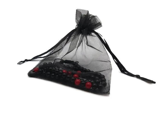 Pochettes cadeaux - Organza noir - Lot de 20 Les Précieuses Perles