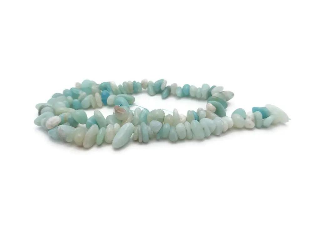 Amazonite - Puces percées Les Précieuses Perles