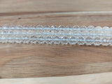 Cristal de roche à facettes - 6 mm - 30/60 Perles