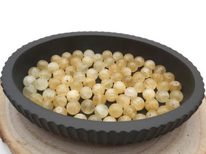Sélénite Grade AAA - 8 mm - 20/40 Perles