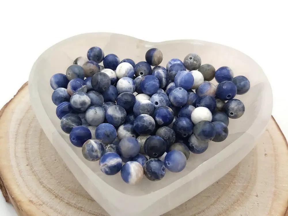 Sodalite - 8 mm - 40 Perles Les Précieuses Perles