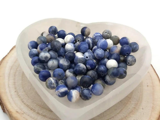 Sodalite - 8 mm - 40 Perles Les Précieuses Perles