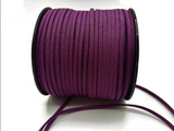 Cordon suédine violet de 1,4 mm