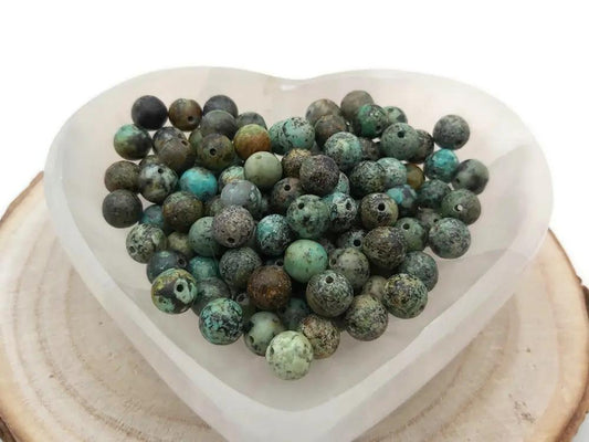 Turquoise Africaine - 8 mm - 20/40 Perles Les Précieuses Perles