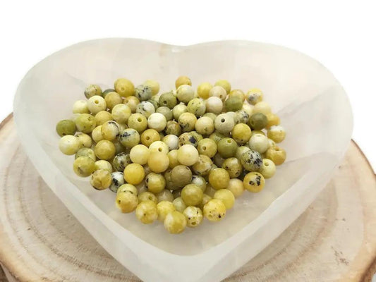 Turquoise jaune - 6 mm - 60 Perles Les Précieuses Perles