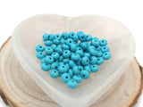 Turquoise synthétique - Rondelles de 8 x 5 mm - 80 Perles